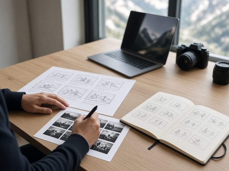 Storyboarding at Ambervista Story Lab